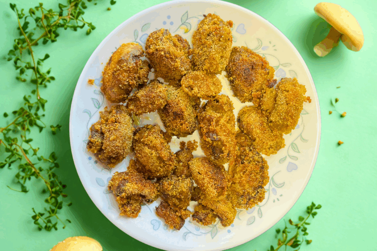 Shallow Fried Mushrooms