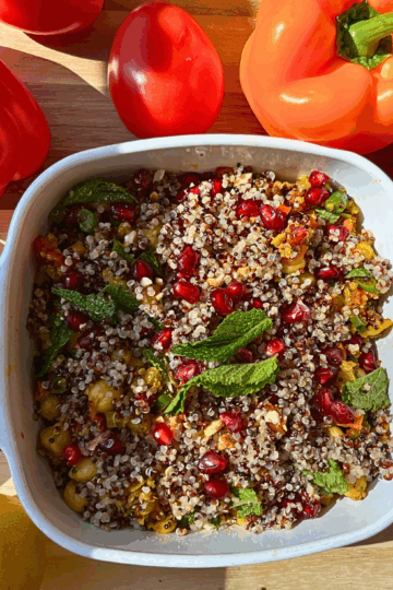 Quinoa Chickpea Stir Fry