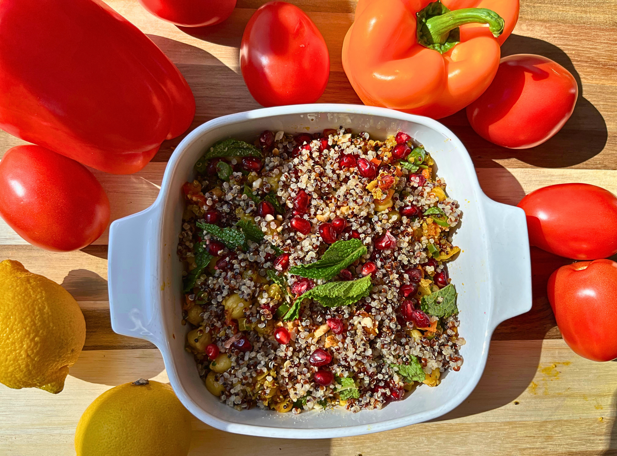 Quinoa Chickpea Stir Fry